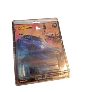 Hot Wheels Blue Subaru Die-Cast Car
